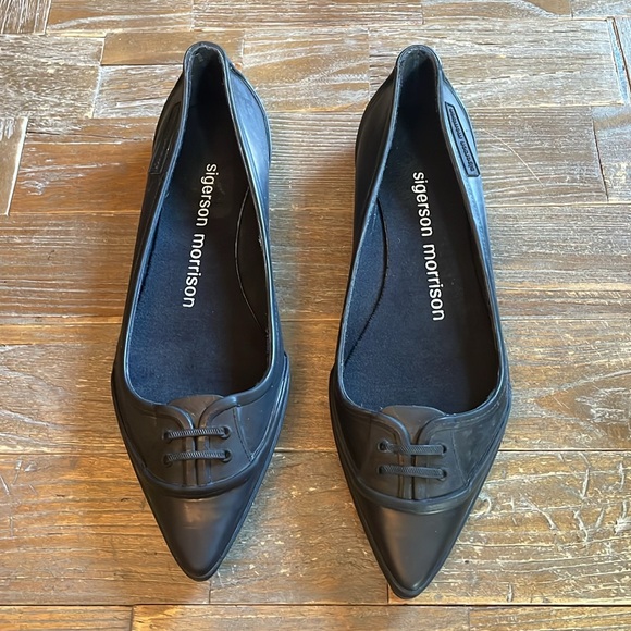 Sigerson Morrison Rain or Shine Rubber Flats🖤 - Picture 2 of 13